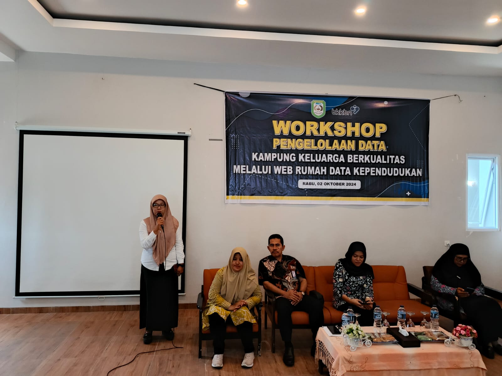 Kegiatan Workshop Pengelolaan Data Kampung Keluarga Berkualitas Melalui Web Rumah Data Kependudukan (RDK)